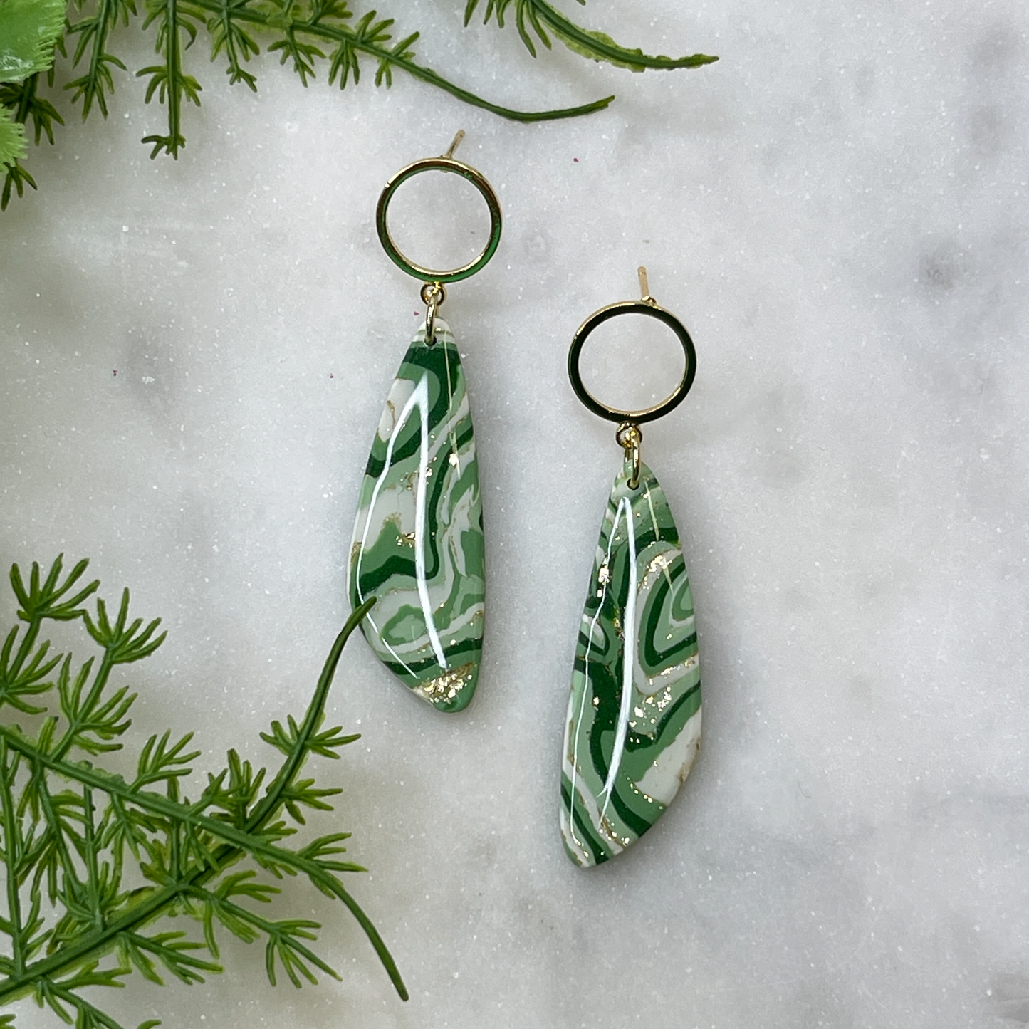 Lucky Swirl Dangles