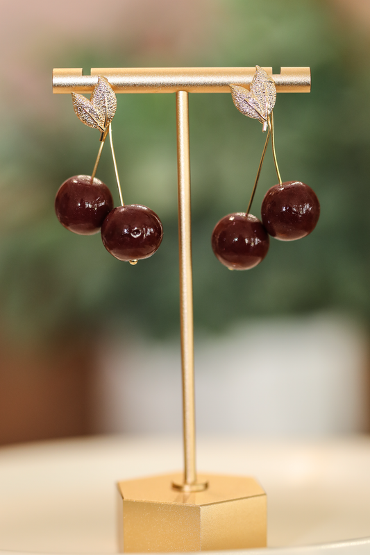 Cherry Luxe Dangles