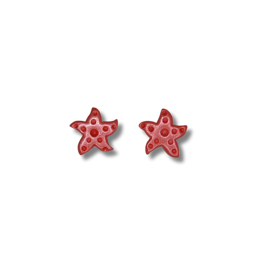 Coral Starfish Studs