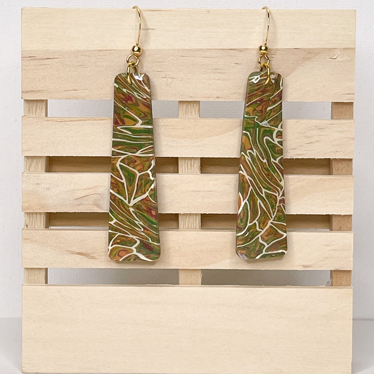 Fall Mosaic Dangle Earrings