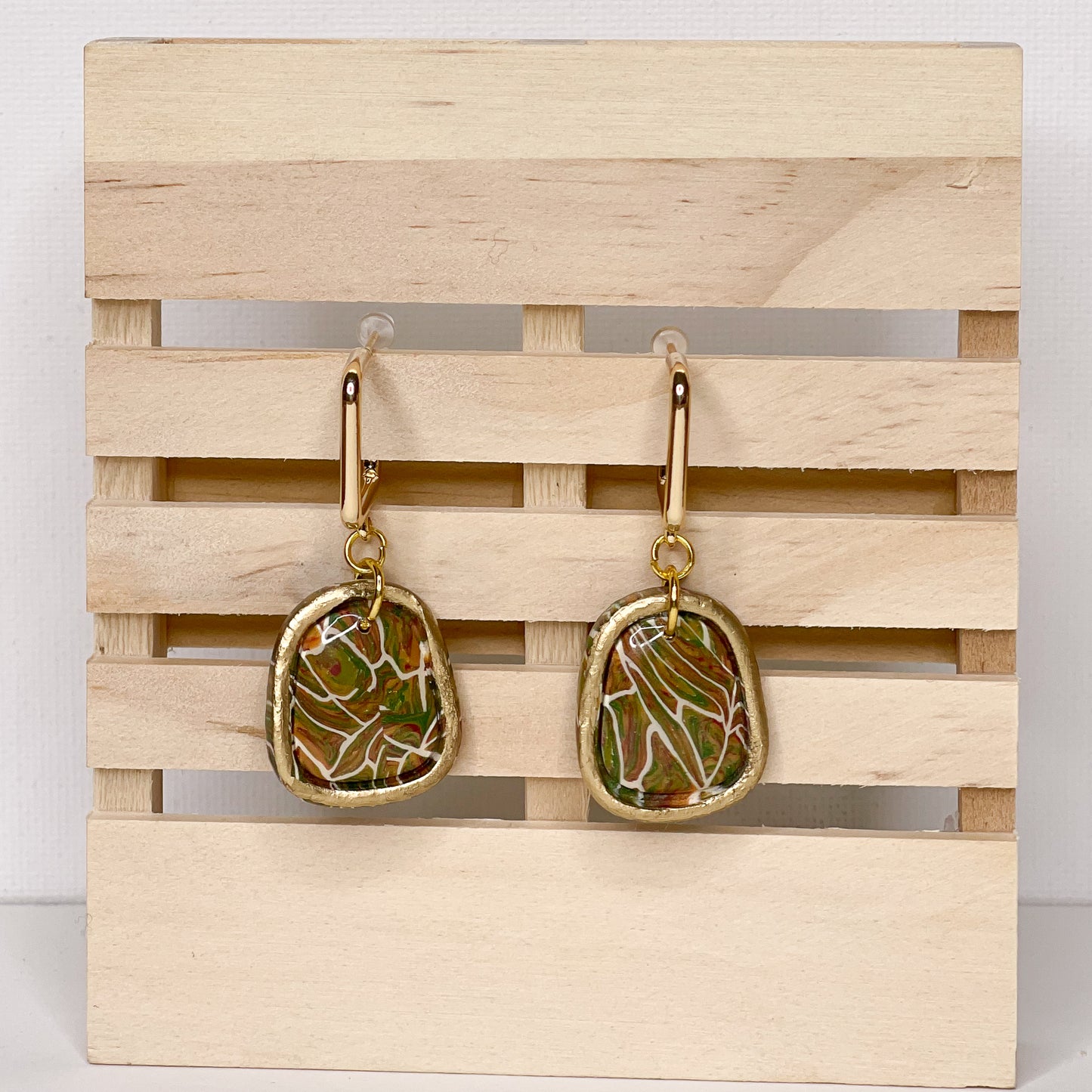 Fall Mosaic Drop Earrings