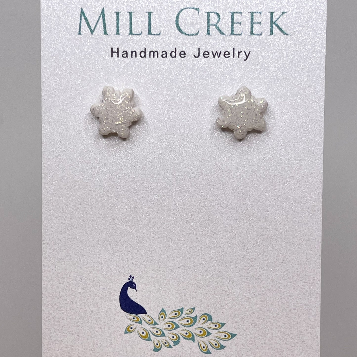 Dainty Snow Sparkle Earrings