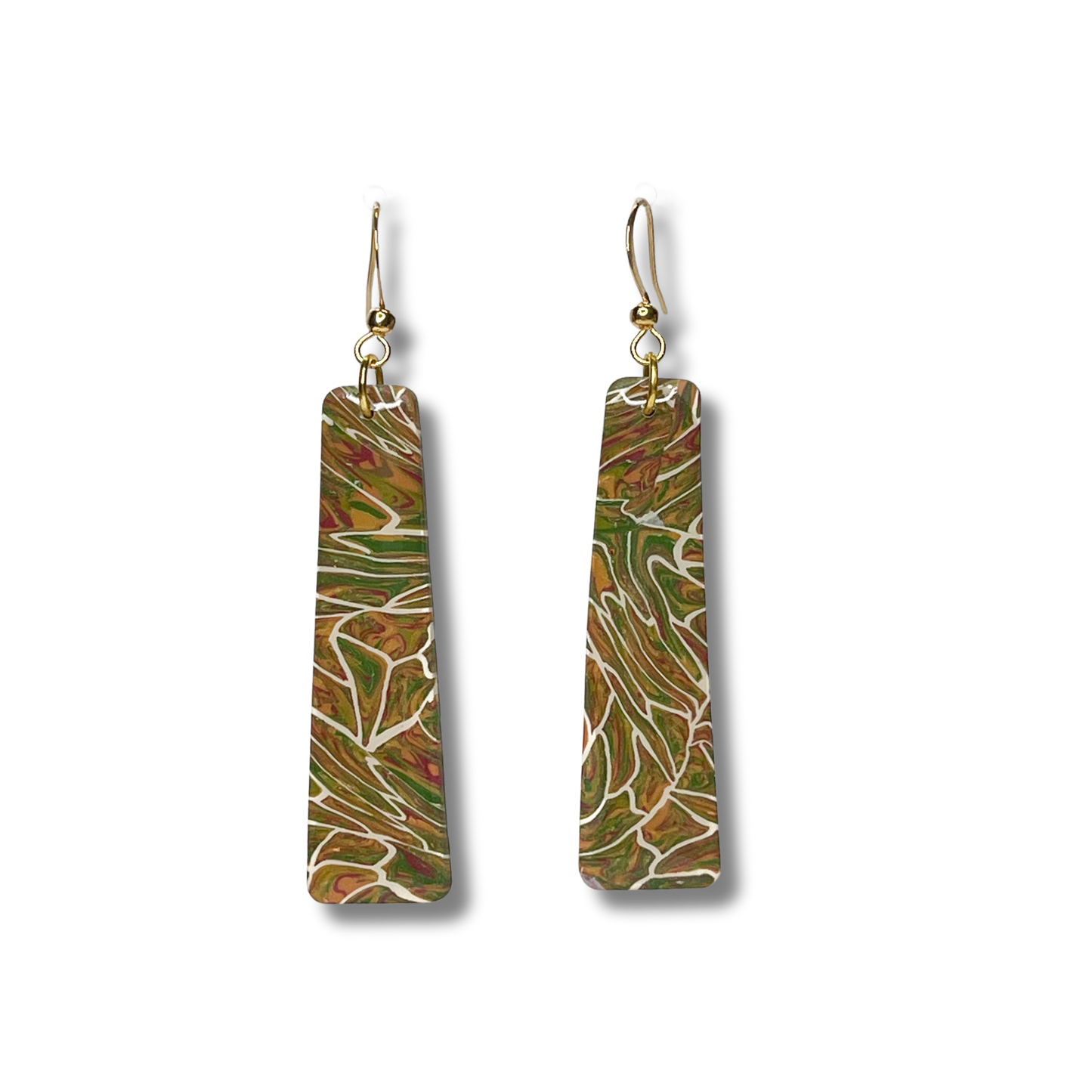 Fall Mosaic Dangle Earrings