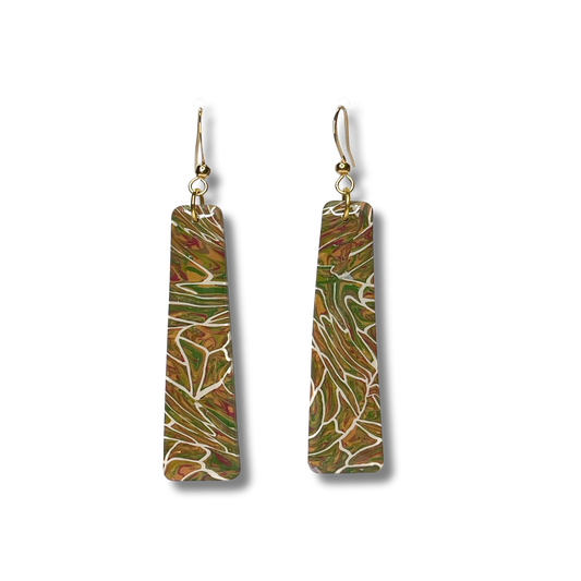 Fall Mosaic Dangle Earrings