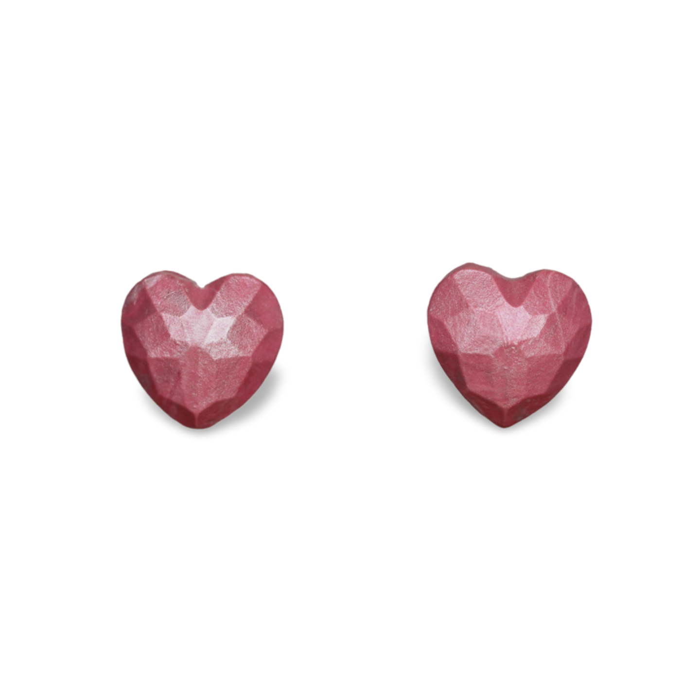 3D Heart Studs