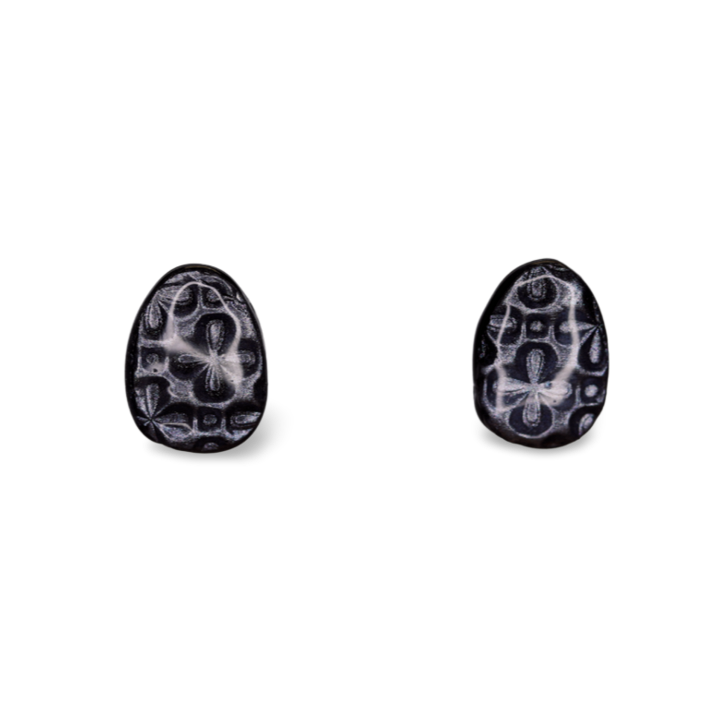 Textured Studs - Gunmetal