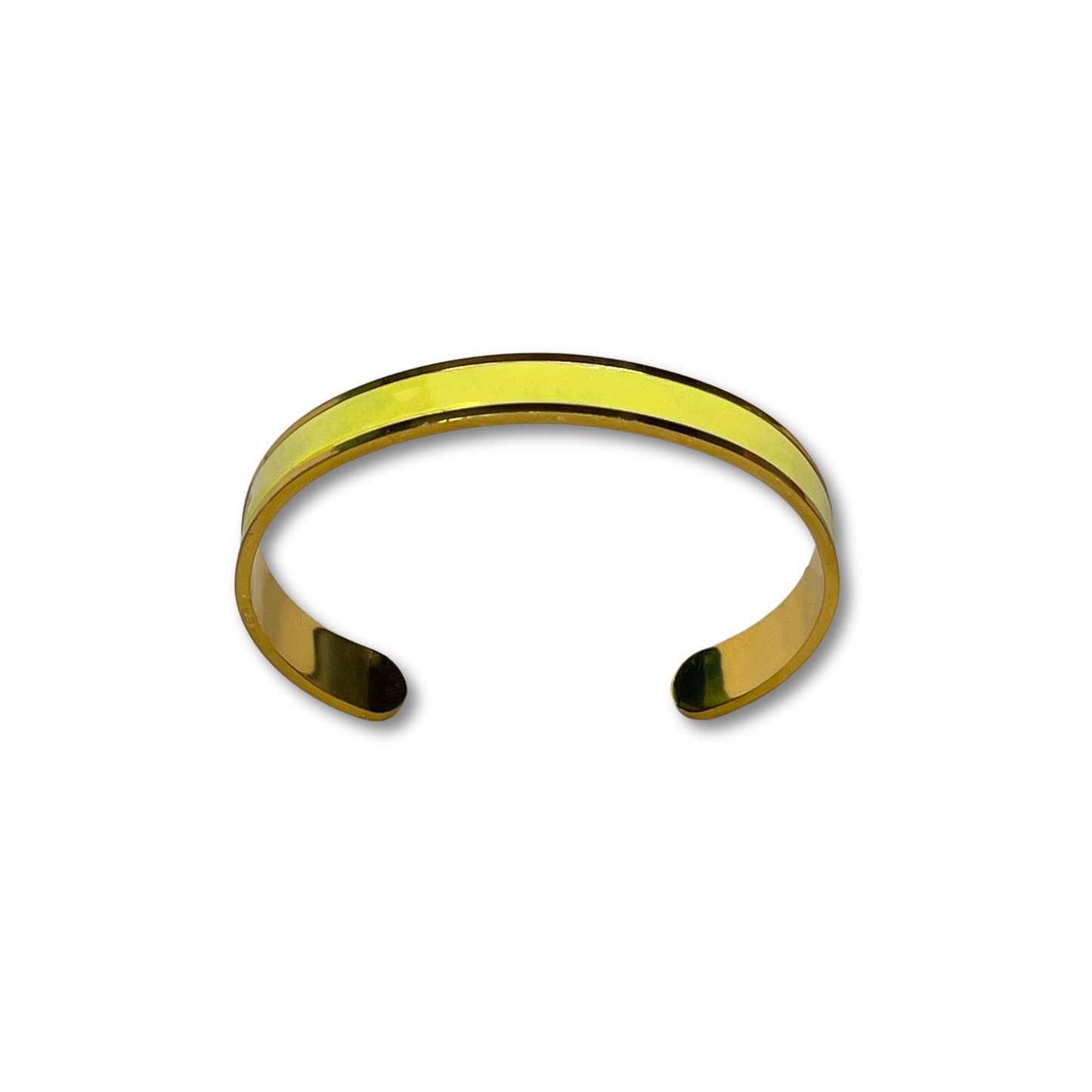 Lemon Yellow Cuff Bracelet